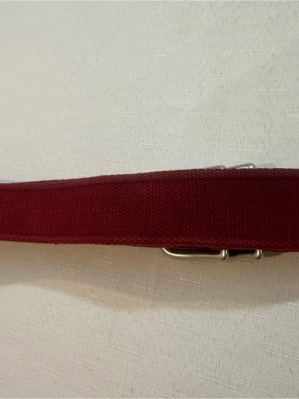 Polo Ralph Lauren Red Web D-Ring Belt One Size